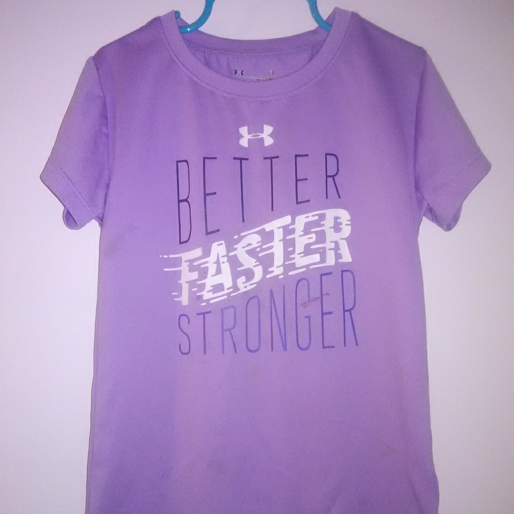Under armour girl shirt
